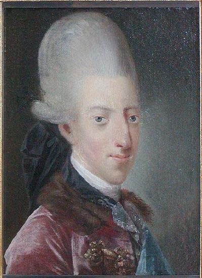 Jens Juel Portrait of Christian VII of Denmark Sweden oil painting art